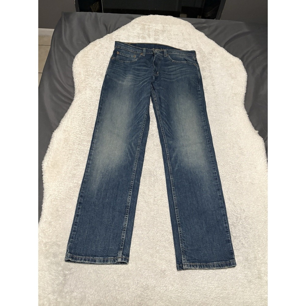 Levis 559 Mens Relaxed Straight Leg Blue Denim Jeans Size 32x32 Pants‎